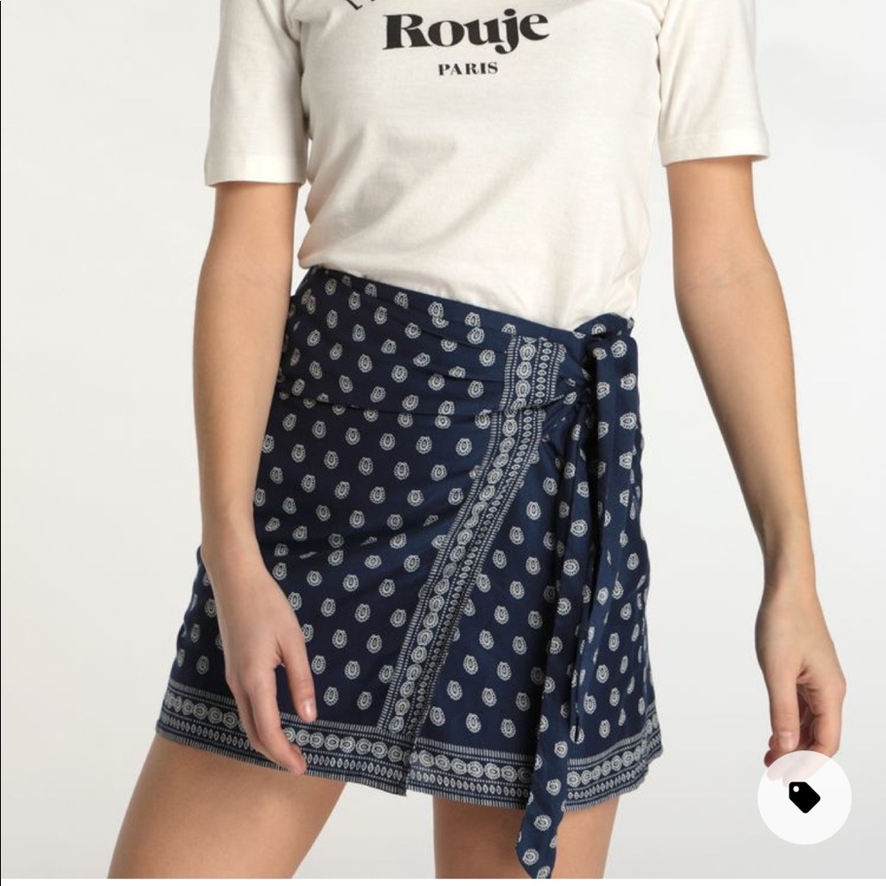 ISO Rouje Tina Skirt in Blue